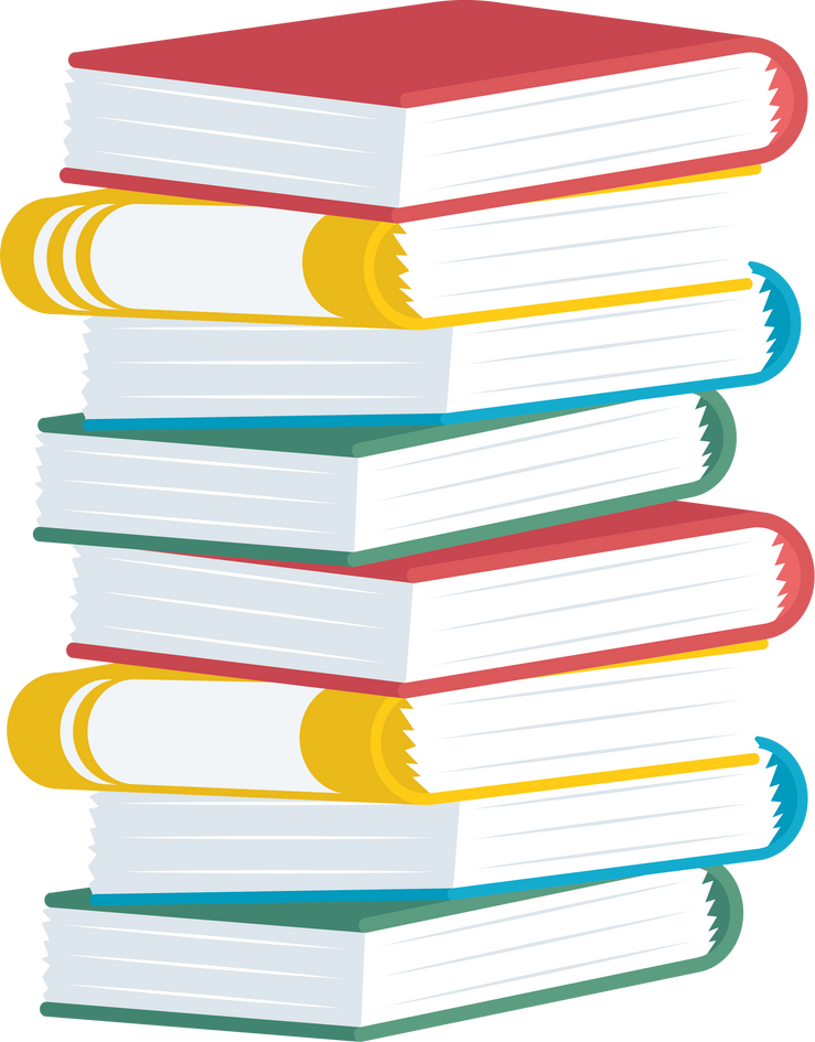 pile literacy books